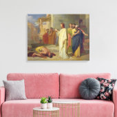 Jezus Healing the Leper, 1864 Canvas Afdruk (Insitu (Woonkamer))
