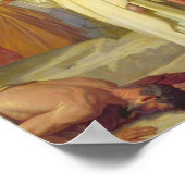 Jezus Healing The Leper 1864 Jean Marie Melchior Poster (Hoek)