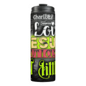 Jezus: Heb Hem lief, Cuss Little Thermosbeker (Voorkant)