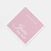 Jezus heeft de aangepaste tekst roze Christelijk P Servet (Hoek)