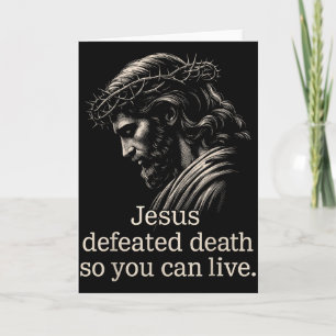 Jezus heeft de dood overwonnen zodat u het christe kaart