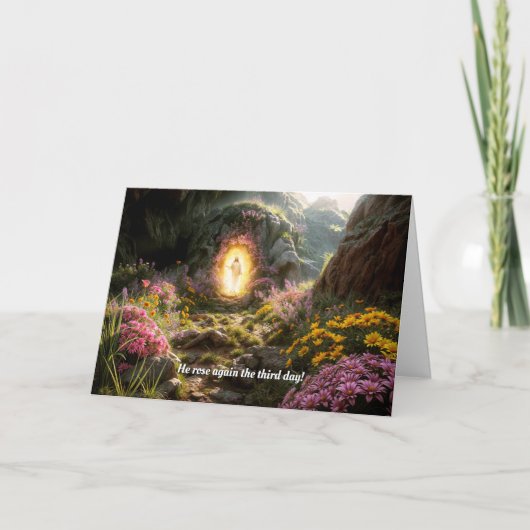 Jezus heeft de Paase Kaart opgewekt (Voorkant)