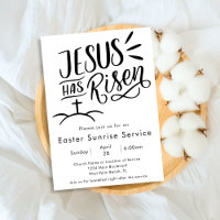 Jezus heeft de Paaszonsopgangdienst van de kunstke