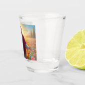 Jezus heeft een bril geschoten! shot glas (Rechts)