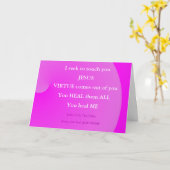 Jezus heeft hen alle Kaart van de Schrift genezen (Gele Bloem)