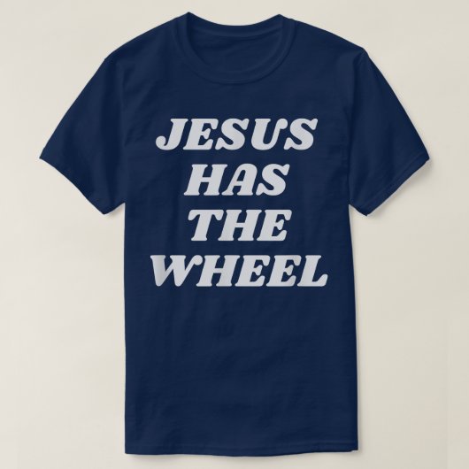 Jezus heeft het wiel t-shirt (Design voorkant)