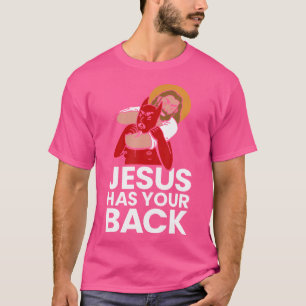 Jezus heeft je rug Christelijk Jiu-Jitsu Jitsu T-shirt