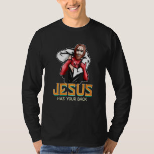 Jezus heeft je rug Jiujitsu T-shirt