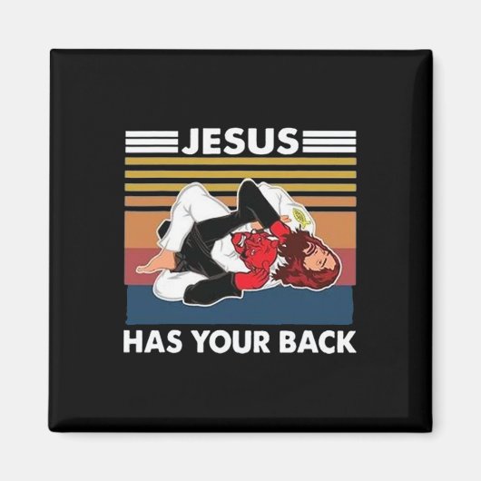 Jezus heeft jouw karate magneet (Voorkant)