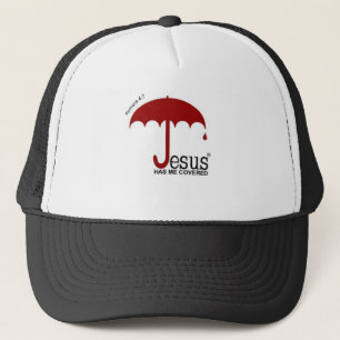 Jezus heeft me een trucker-hoed bedekt trucker pet
