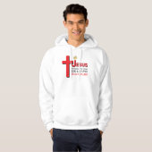 JEZUS HEEFT MIJ Christelijk Paasfeest VERLOST Hoodie (Voorkant volledig)