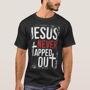Jezus heeft nooit Christelijke rusteloze gelovige  T-shirt