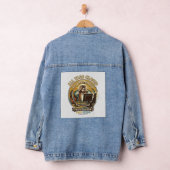 Jezus heeft per ongeluk alle browsertabbladen gesl denim jacket (Hangar)