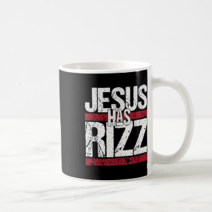 Jezus heeft Rizz eenvoudig Christelijk geloof gelo Koffiemok