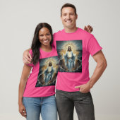 Jezus heeft Rizzen .Christelijk schilderij T-shirt (Unisex)