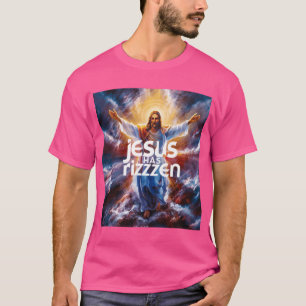 Jezus heeft Rizzen. Grappige Christelijke meme T-shirt