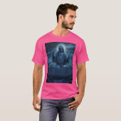 Jezus heeft Rizzen. Jesus Zombie Grappig T-shirt (Voorkant volledig)