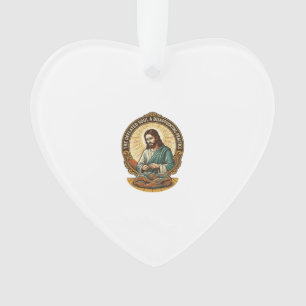 Jezus Heeft Yoga Bal Totally Laten Leeglopen Gym H Ornament