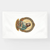 Jezus Heeft Yoga Bal Totally Laten Leeglopen Gym H Spandoek (Horizontaal)