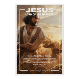 Jezus - Heer van de oogst 1 Perfect Poster
