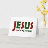 Jezus: Heer van de verlossing Kaart (Gele Bloem)