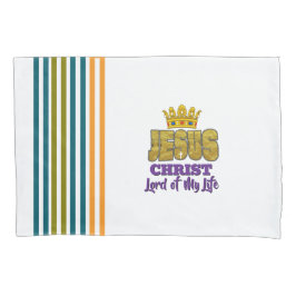 Jezus Heer van mijn leven Wit Christelijk Kussensloop