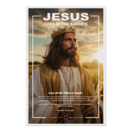 Jezus - Heer van Sabbat Perfect Poster