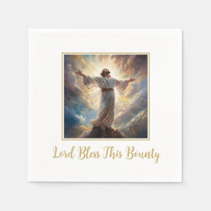 Jezus Heer zegene papieren servetten