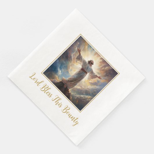 Jezus Heer zegene papieren servetten (Hoek)
