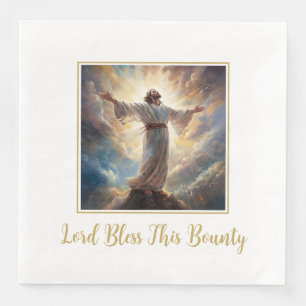 Jezus Heer zegene papieren servetten