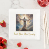 Jezus Heer zegene papieren servetten (Insitu)