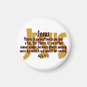 Jezus heil Handelingen 4:12 Magneet (Voorkant)