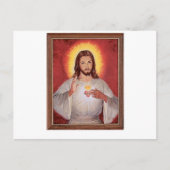 Jezus heilig hart briefkaart (Voorkant)
