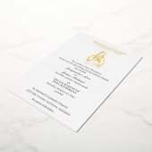 Jezus Heilig Hart Katholieke Folie Uitnodiging (Gedraaid)