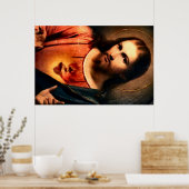 Jezus - Heilig Hart Poster (Keuken)
