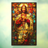 Jezus Heilige Communie Faux Glas in lood Raamsticker (Vel 3)