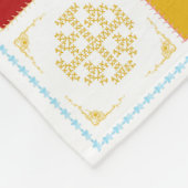 Jezus, heiligen en engelen fleece deken (Hoek)