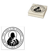 Jezus Herder Rubberstempel (Gestempeld)
