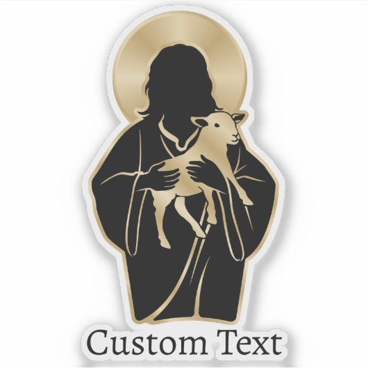 Jezus Herder Sticker (Voorkant)