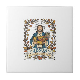Jezus Herfst Oogst Geloven Jezus Herfst Oogst Ch Tegeltje