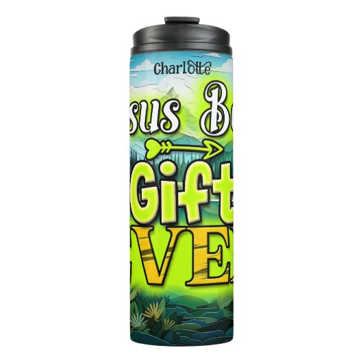 Jezus: het beste cadeau ooit thermosbeker (Voorkant)