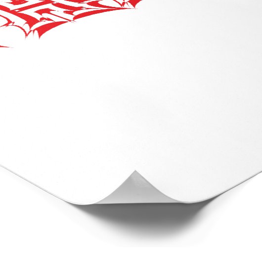 Jezus het echte Christelijke Poster Rockstar (Hoek)