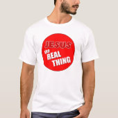 Jezus: Het echte ding T-shirt (Voorkant)