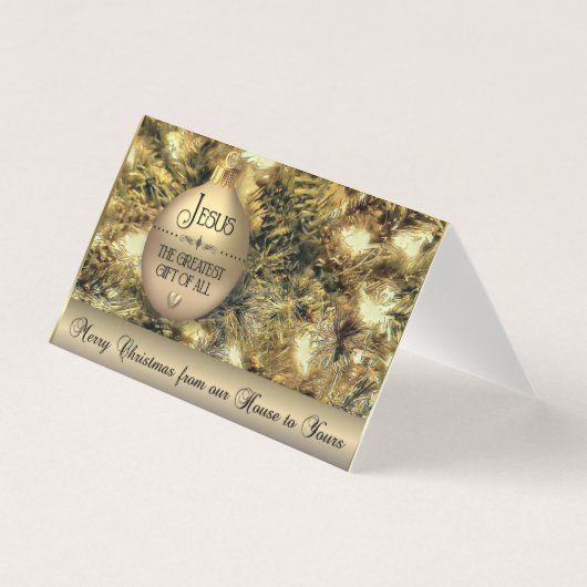 Jezus - Het grootste geschenk van allemaal - Blank Kaart (Voorkant)