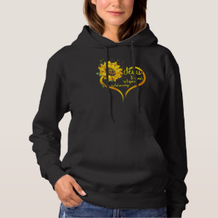 Jezus, het is geen religie. Het is een Relatie Zon Hoodie