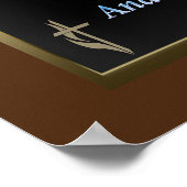 Jezus het laatste schilderij van het suikerdoek poster (Hoek)