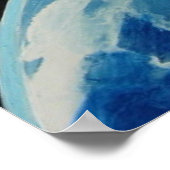 Jezus, het licht van de Christelijke wereld kunsta Poster (Hoek)