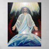 Jezus, het licht van de Christelijke wereld kunsta Poster (Voorkant)