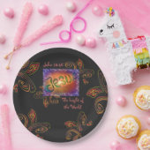 Jezus Het licht van de wereld Papieren Bordje (Feest)