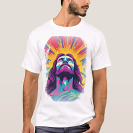 Jezus het licht van het leven t-shirt